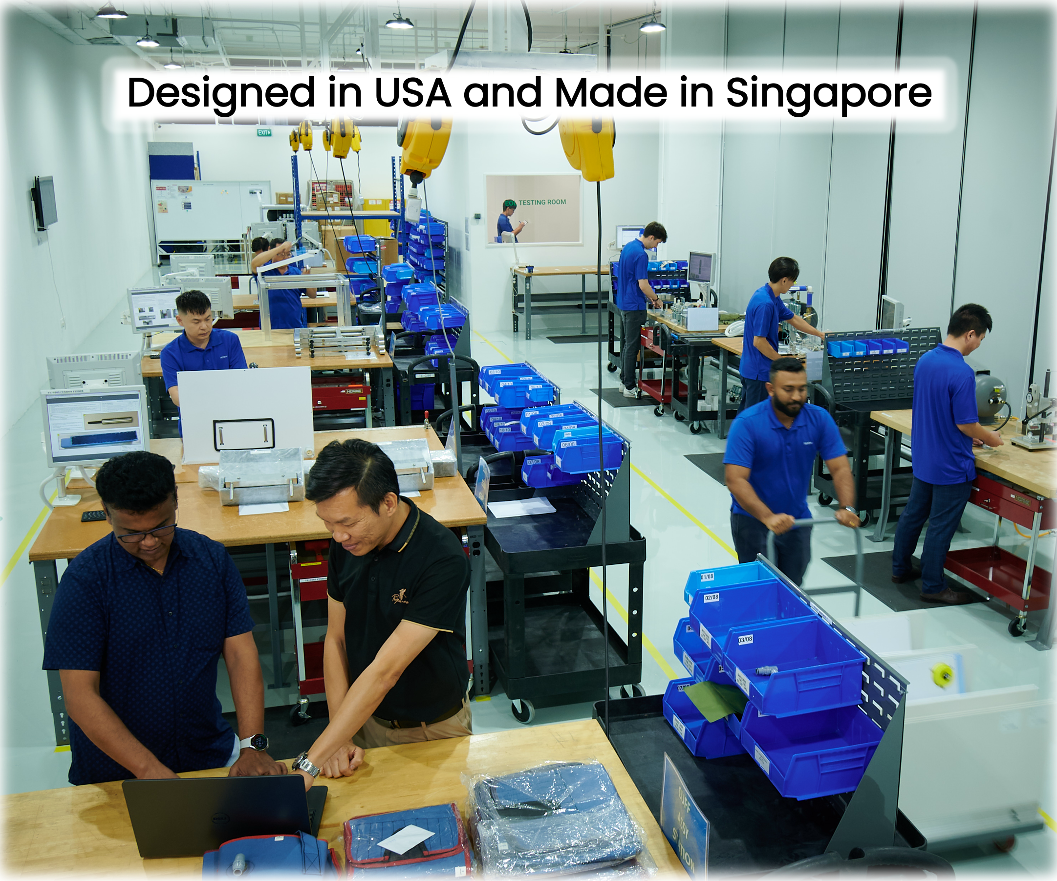 Designed in USA and Made in Singapore